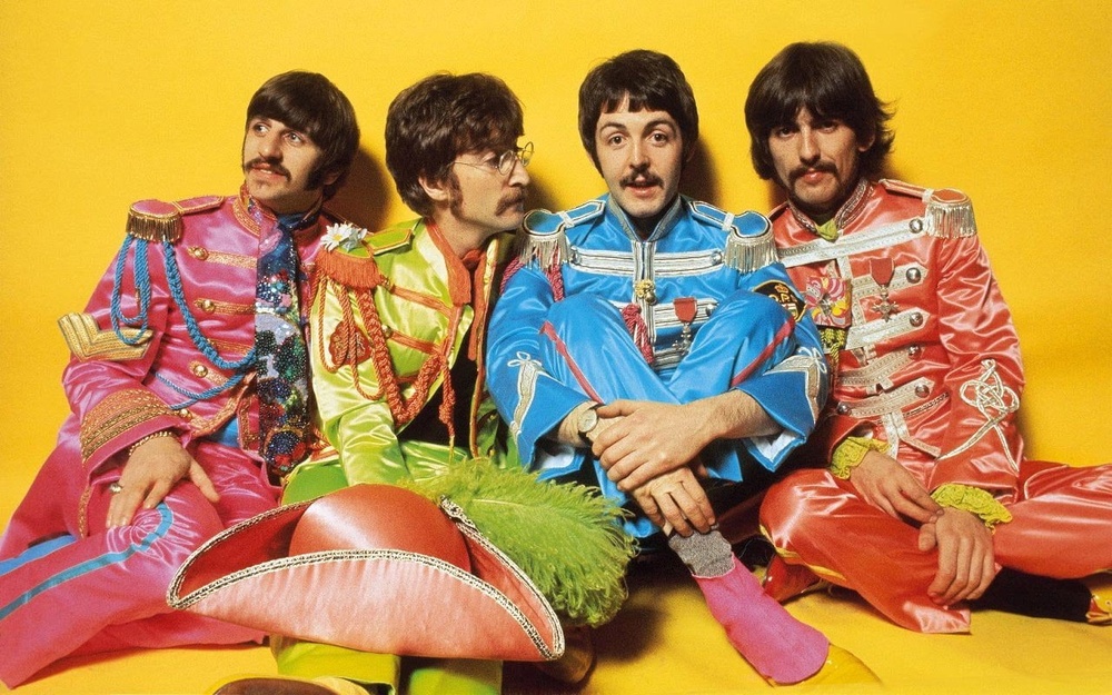 Постер без рамки "The Beatles" в размере 30х40