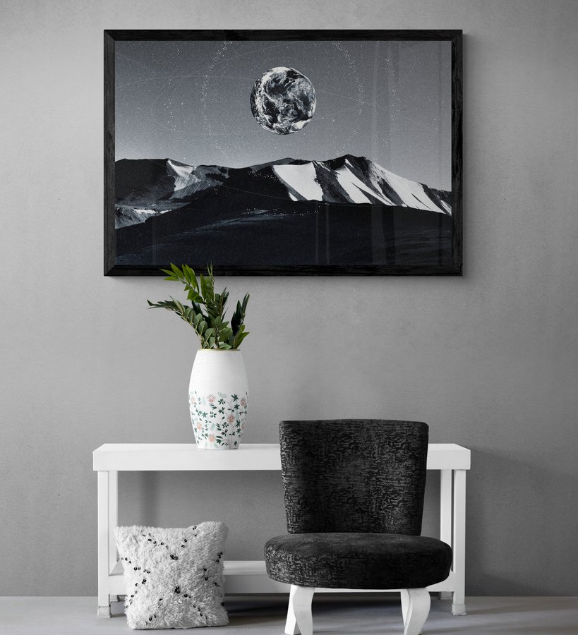 Постер без рамки "Крижана планета" в розмірі 30х40
