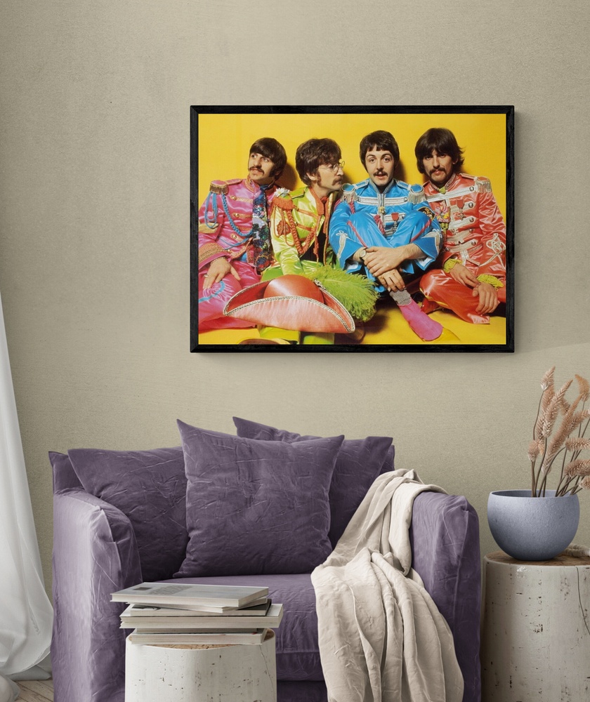 Постер без рамки "The Beatles" в розмірі 30х40