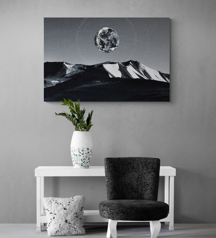 Постер без рамки "Крижана планета" в розмірі 30х40