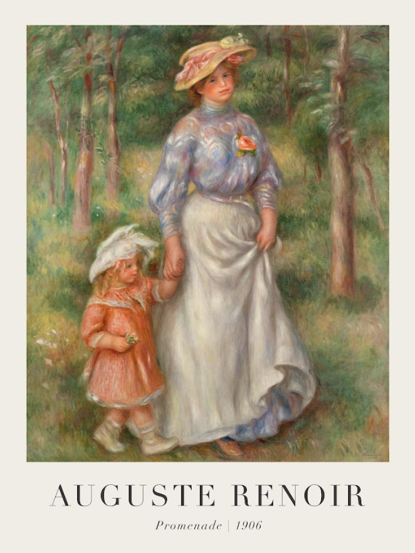 Постер без рамки "Promenade 1906" в розмірі 30х40
