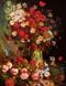 Постер без рамки "Ваза с красными маками (В. Ван Гог)" в размере 30х40