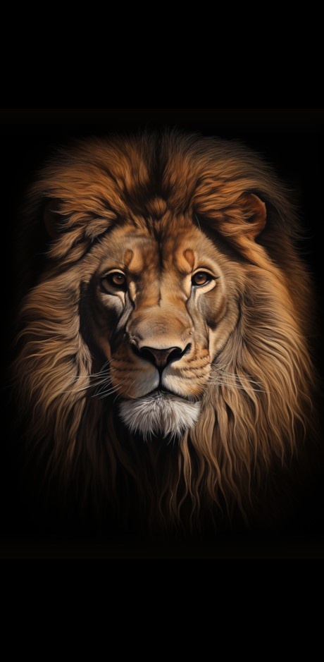 Сет з 3-х картин на полотні "Сім'я левів" у розмірах 30х40 см