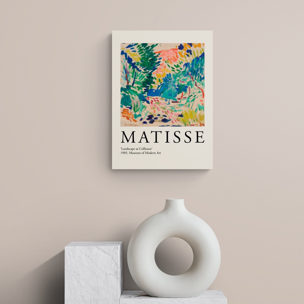 Постер без рамки "Landscape at Collioure 1905" в розмірі 30х40