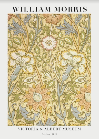 Постер у пластиковій рамці "Victoria & Albert Museum England 1890" в розмірі 40х50