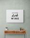 Постер без рамки "Drink wine" в розмірі 30х40