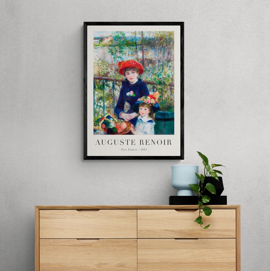 Постер без рамки "Two sisters 1881" в розмірі 30х40