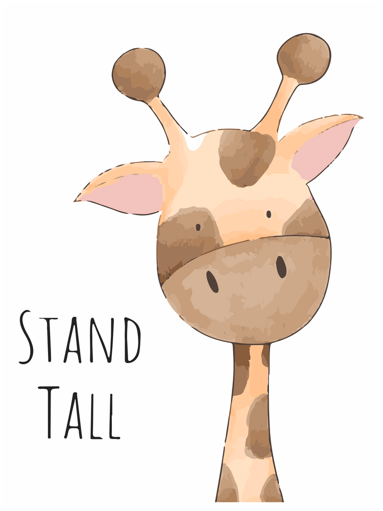 Постер без рамки "Stand tell" в розмірі 30х40