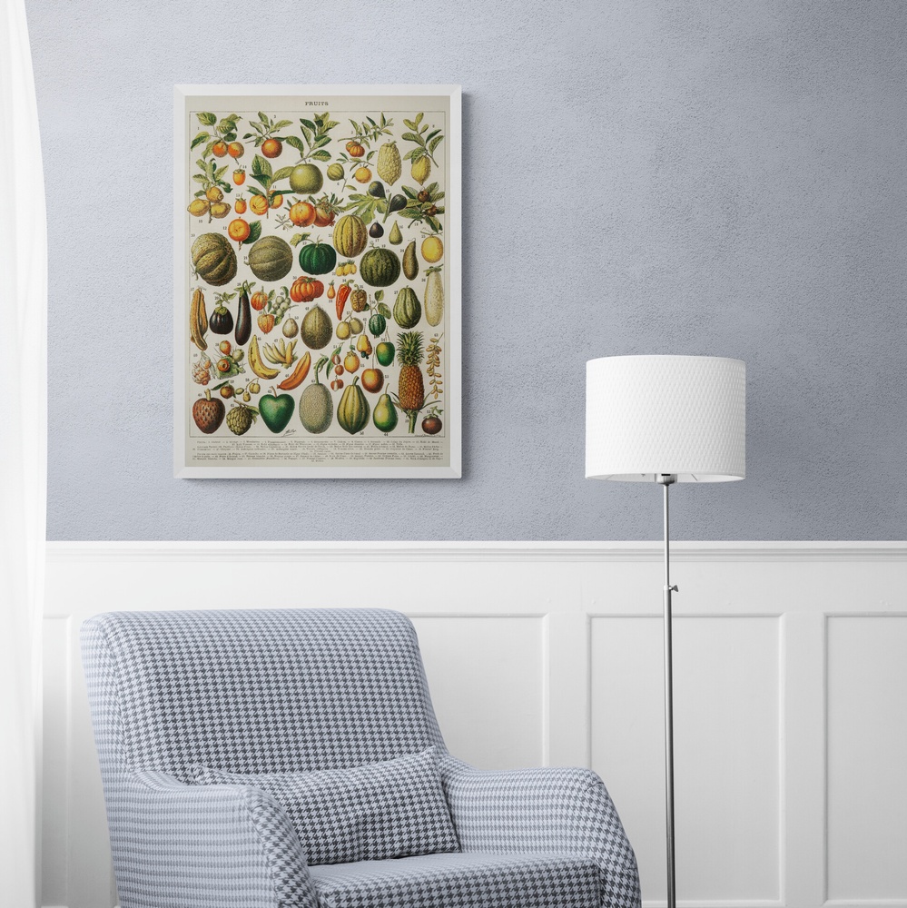 Постер без рамки "Vintage Poster Fruits" в размере 30х40