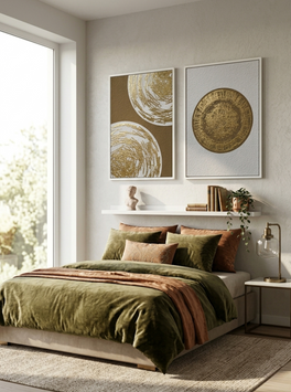 Сет із 2-х картин на полотні "Контраст Тиші" в розмірах 40х50 см.