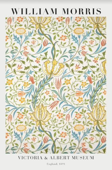 Постер у пластиковій рамці "Victoria & Albert Museum England 1891" в розмірі 40х50