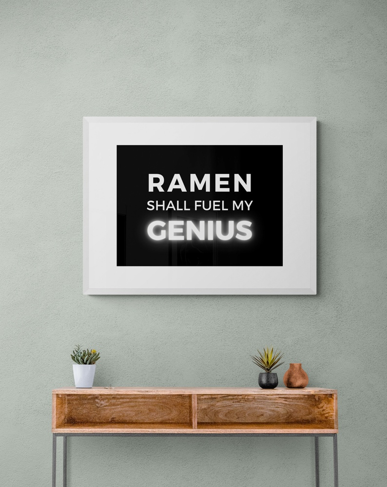 Постер без рамки "Ramen" в розмірі 30х40