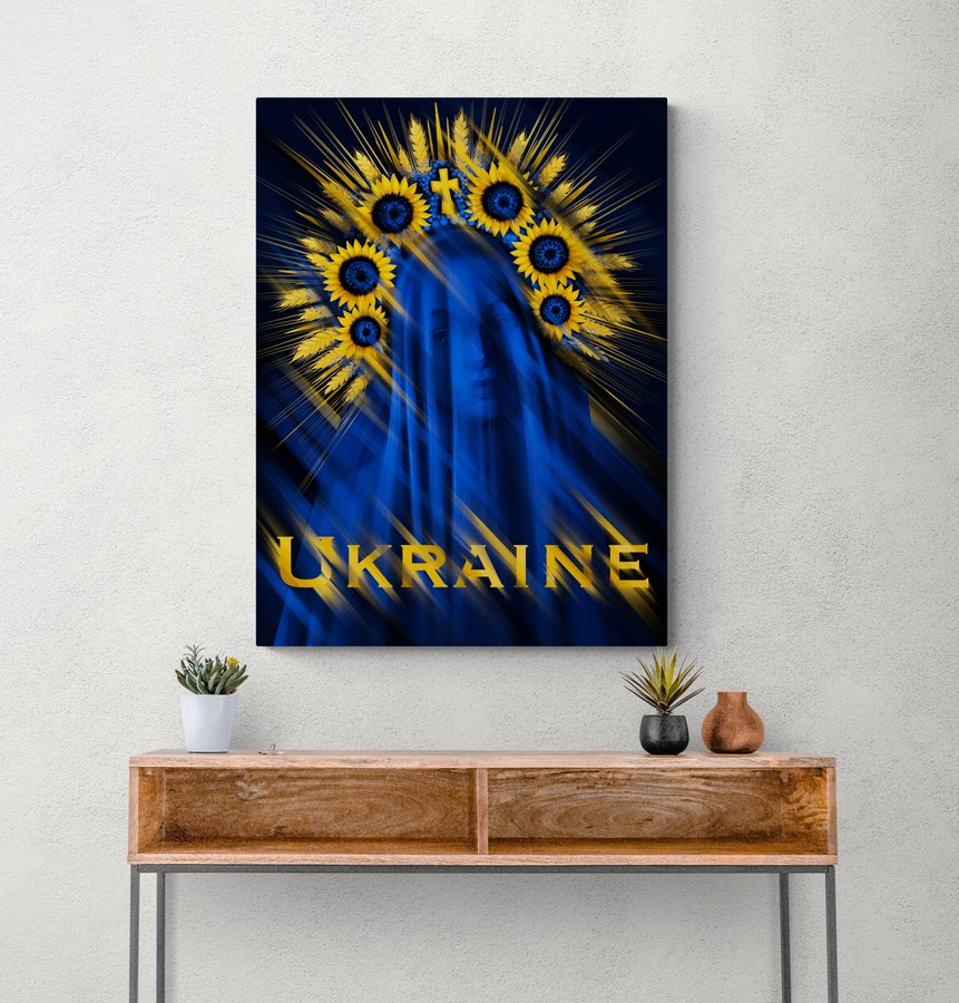 Постер без рамки "Ukraine" в розмірі 30х40