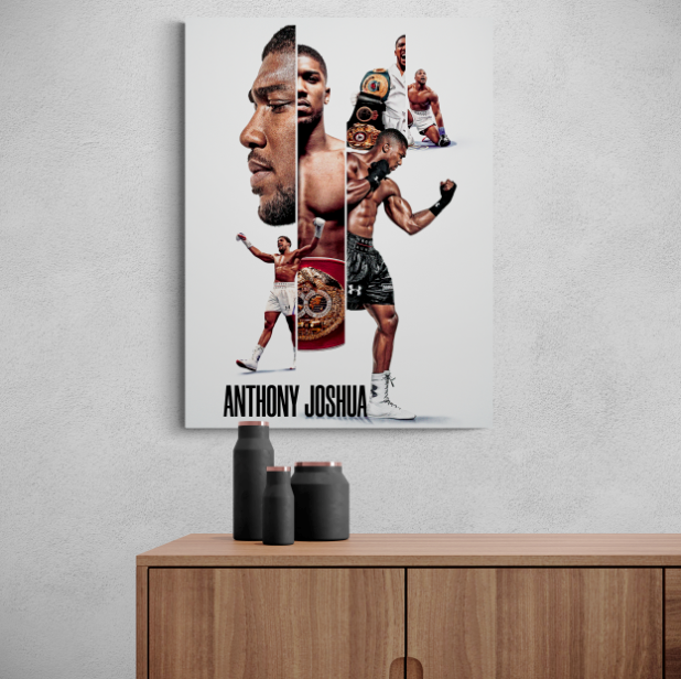 Постер без рамки "Anthony Joshua" в размере 30х40