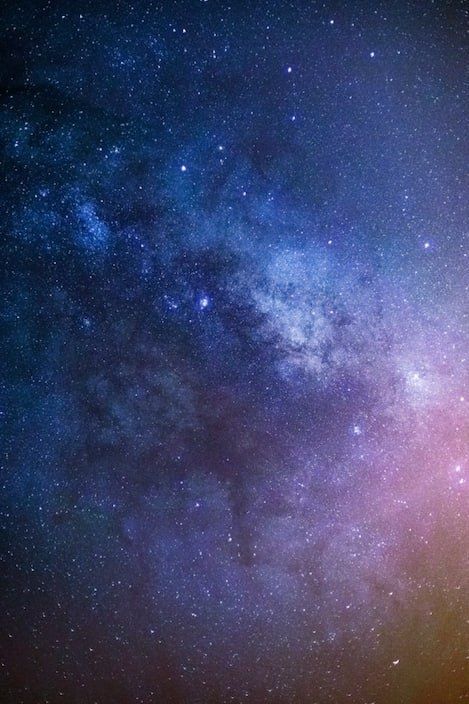 Сет из 2-х картин на фотобумаге с пластиковой рамкой и пластиком &laquo;Звёздное небо &raquo; в размерах 40х50 см