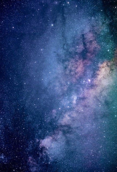 Сет из 2-х картин на фотобумаге с пластиковой рамкой и пластиком &laquo;Звёздное небо &raquo; в размерах 40х50 см