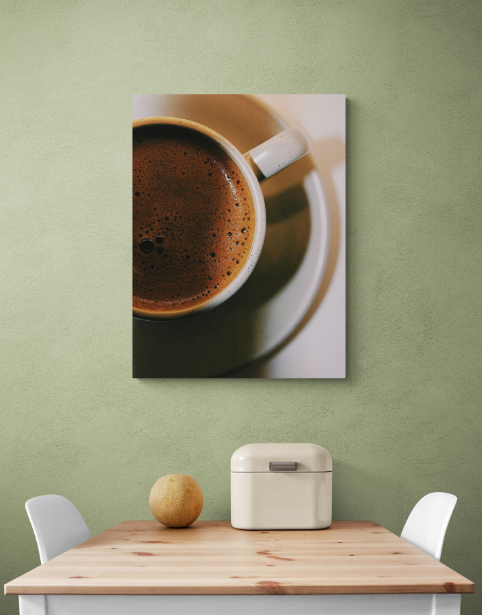 Постер без рамки "Горнятко кави" в розмірі 30х40