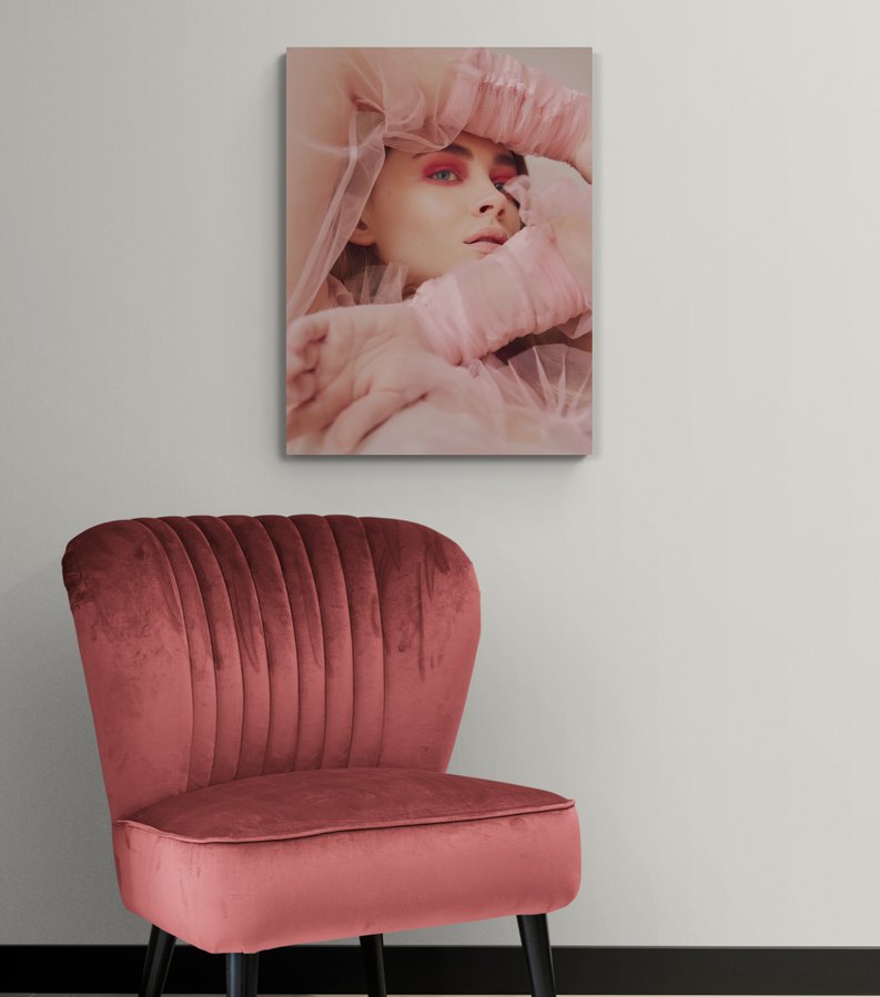 Постер без рамки "Розовое настроение" в размере 30х40