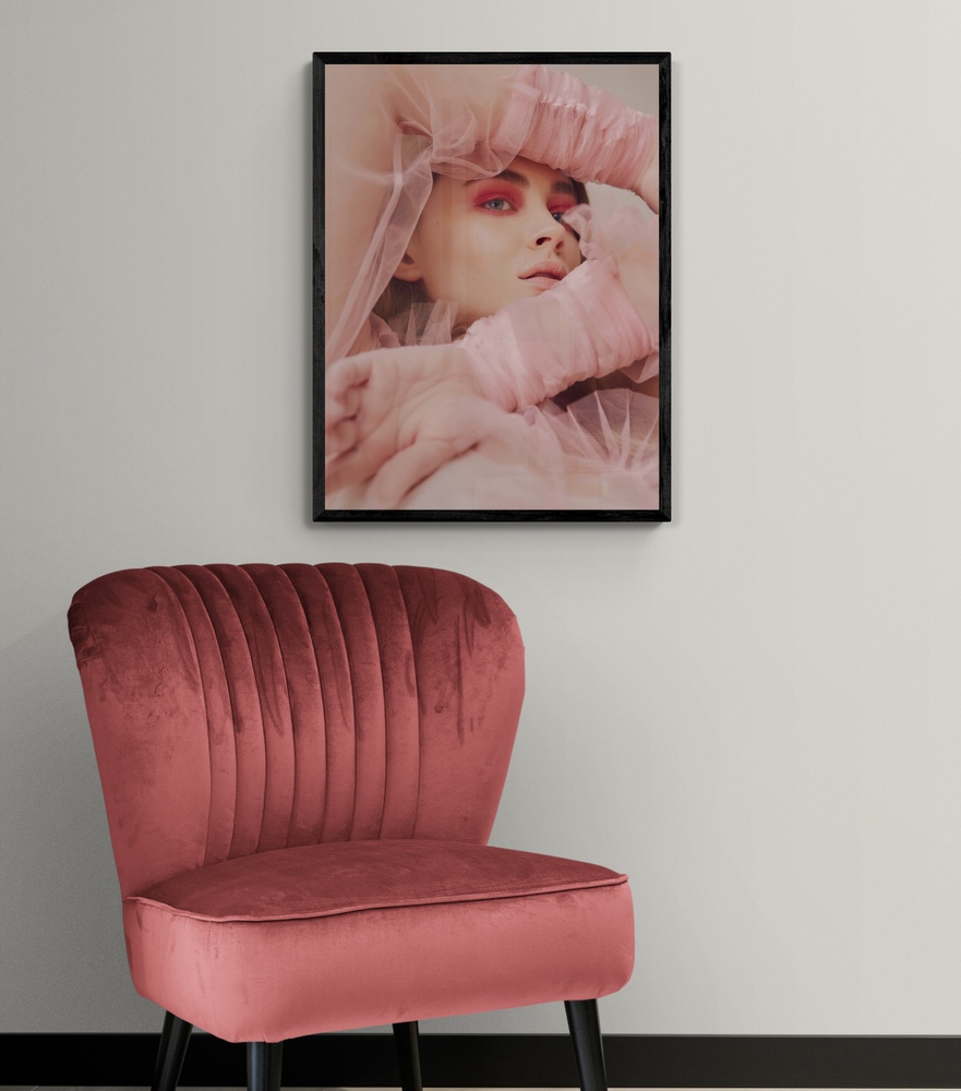 Постер без рамки "Рожевий настрій" в розмірі 30х40