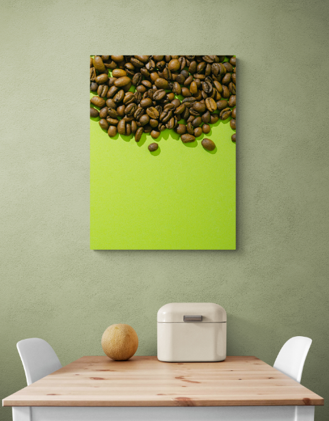 Постер без рамки "Зерна кофе" в размере 30х40
