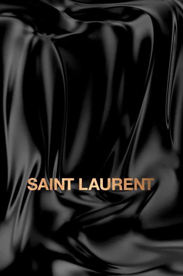 Сет из 3-х картин на холсте "Saint Laurent" в размерах 30х40 см.