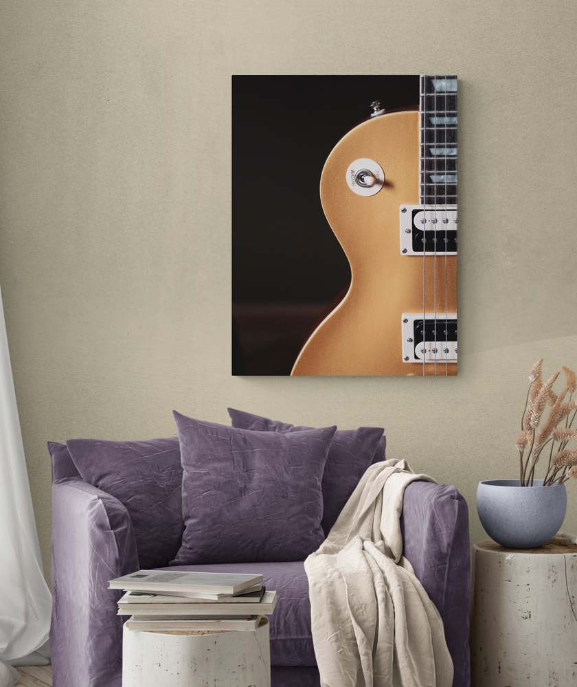 Постер без рамки "Гитара" в размере 30х40