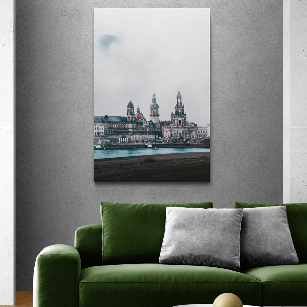Постер без рамки "Дрезденский замок в Берлине" в размере 30х40