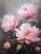 Сет з 3-х картин на фотопапері з пластиковою рамкою та пластиком"Розквіт рожевих піонів" у розмірах 30х40 см