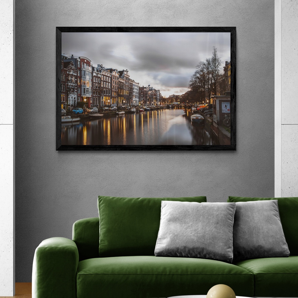 Постер без рамки "Амстердам" в розмірі 20х30