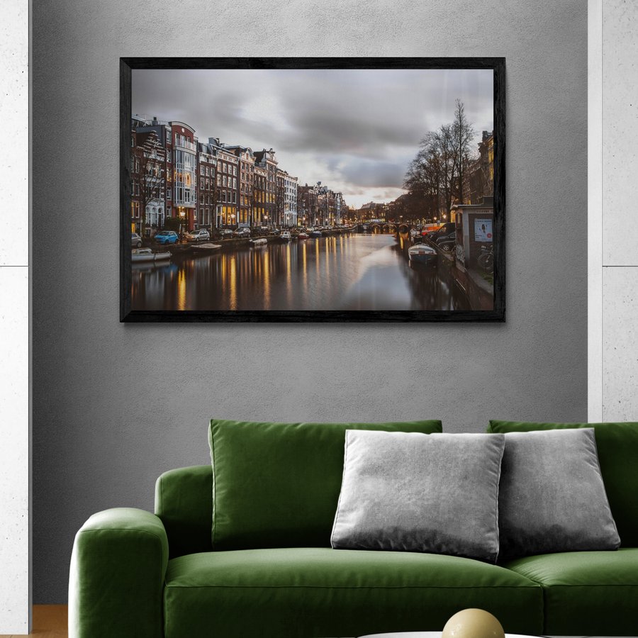 Постер без рамки "Амстердам" в розмірі 30х40