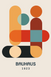 Сет із 2-х картин на полотні "Ритми Баугаузу" в розмірах 40х50 см.