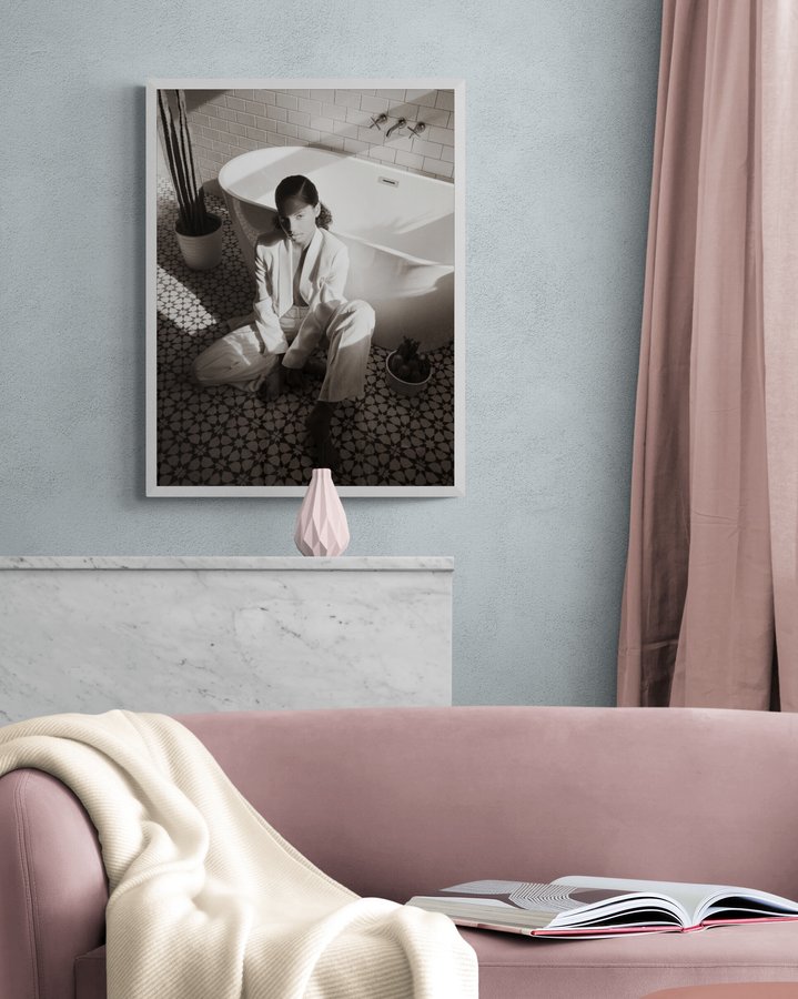 Постер без рамки "Фото у ванній" в розмірі 30х40