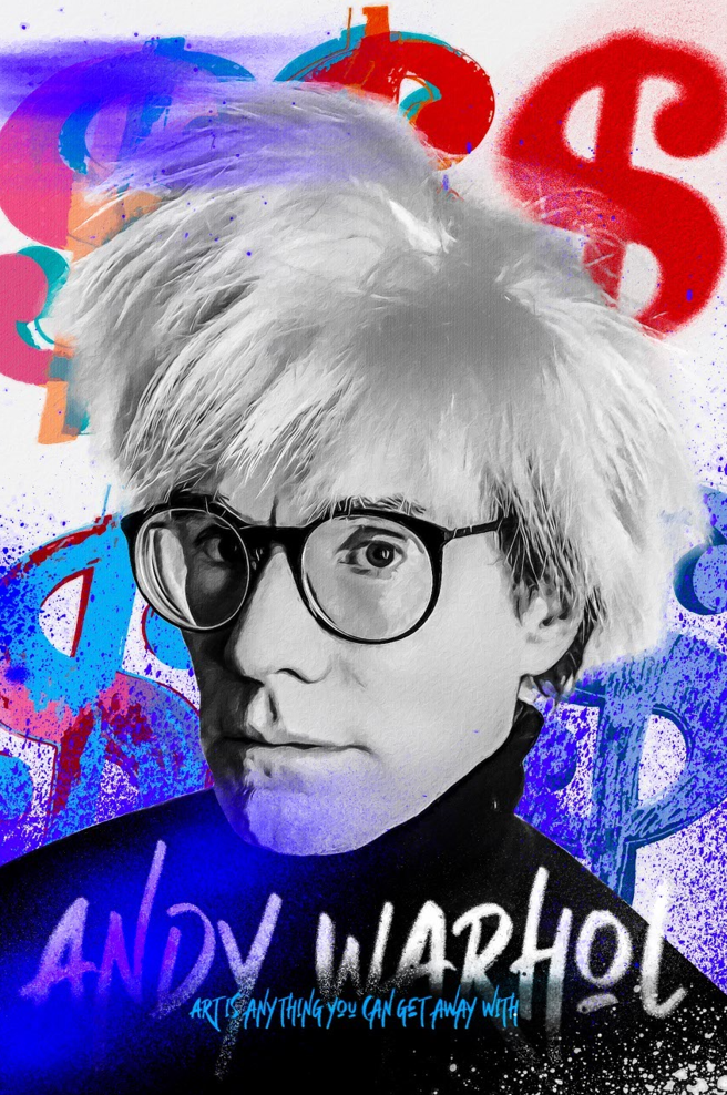 Постер без рамки "Andy Warhol" в розмірі 30х40