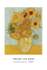 Постер без рамки "Sunflowers (Vincent Van Gogh)" в розмірі 30х40