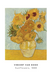 Постер без рамки "Sunflowers (Vincent Van Gogh)" в размере 30х40