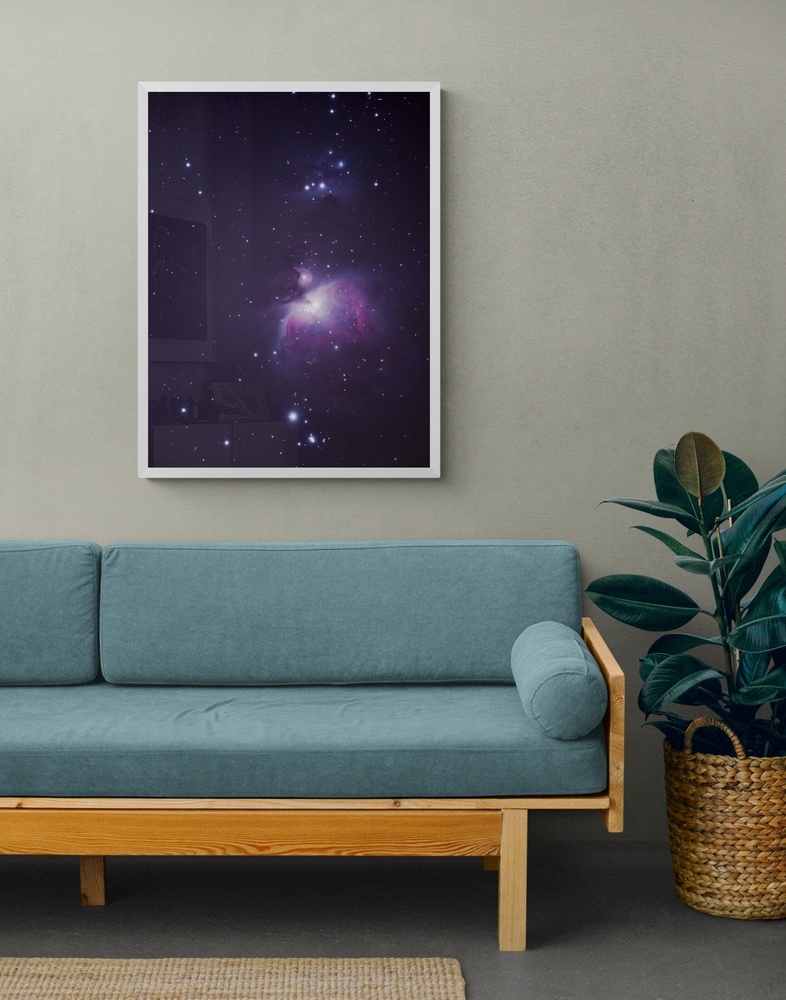 Постер без рамки "Галактика Медуза" в розмірі 20х30
