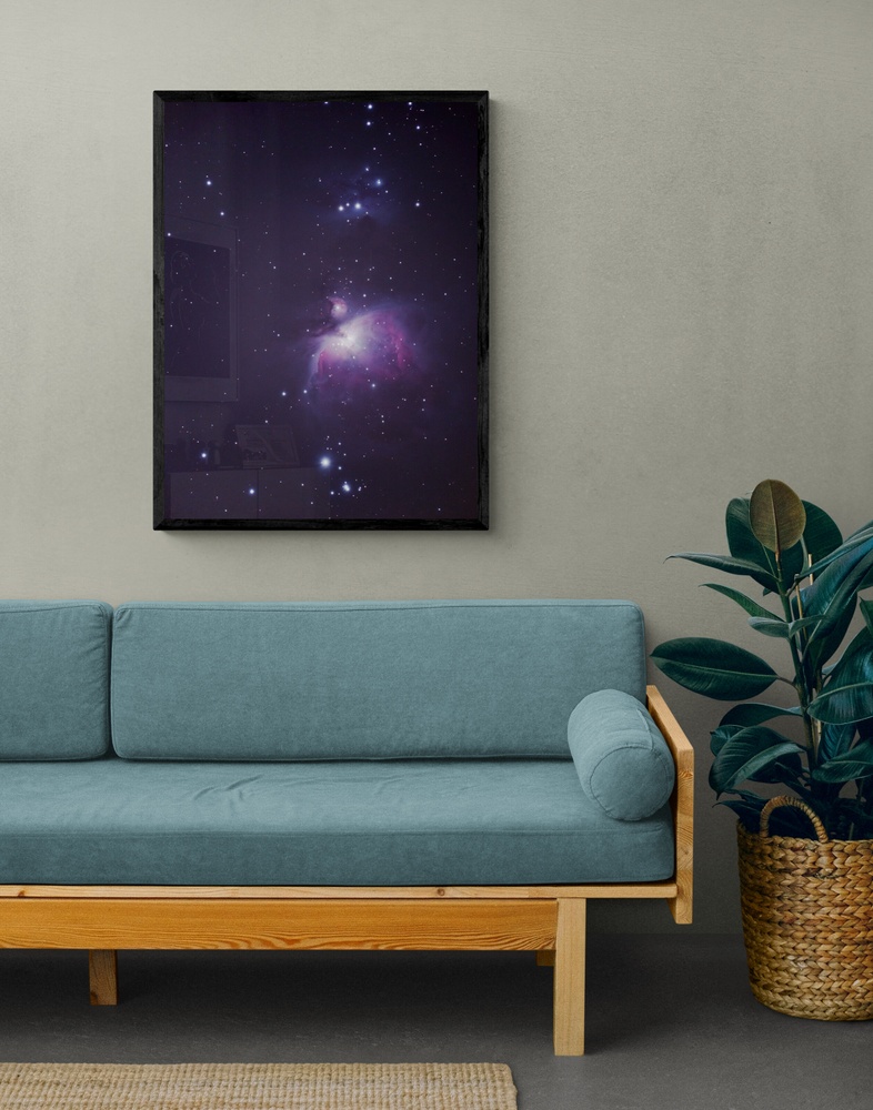 Постер без рамки "Галактика Медуза" в размере 30х40