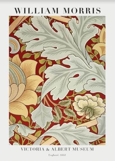 Постер у пластиковій рамці "Victoria & Albert Museum England 1881" в розмірі 40х50
