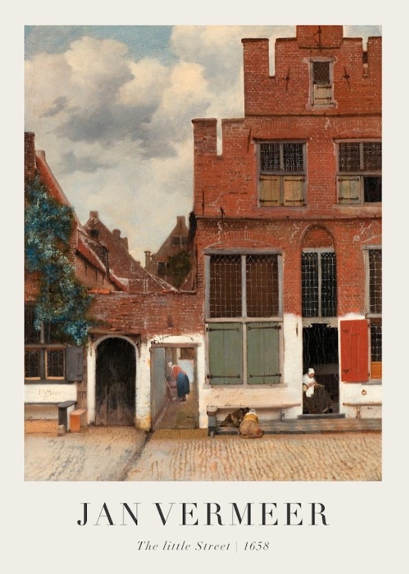 Постер без рамки "The letter street" в размере 30х40