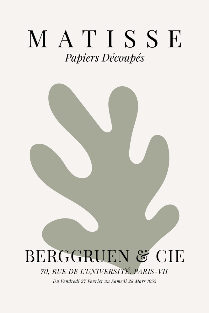 Картина на холсте "Berggruen & Cie" в размере 30х40